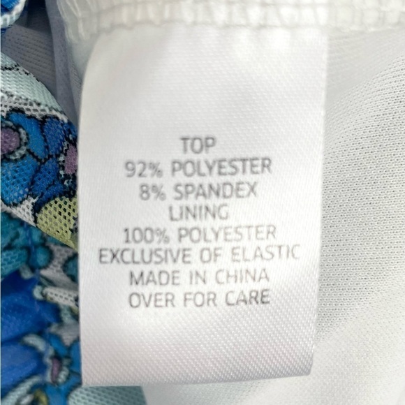 Fortune + Ivy x Stitch Fix Ozzy Short Sleeve Mesh Knit Top Blue Floral NWT - Picture 13 of 13